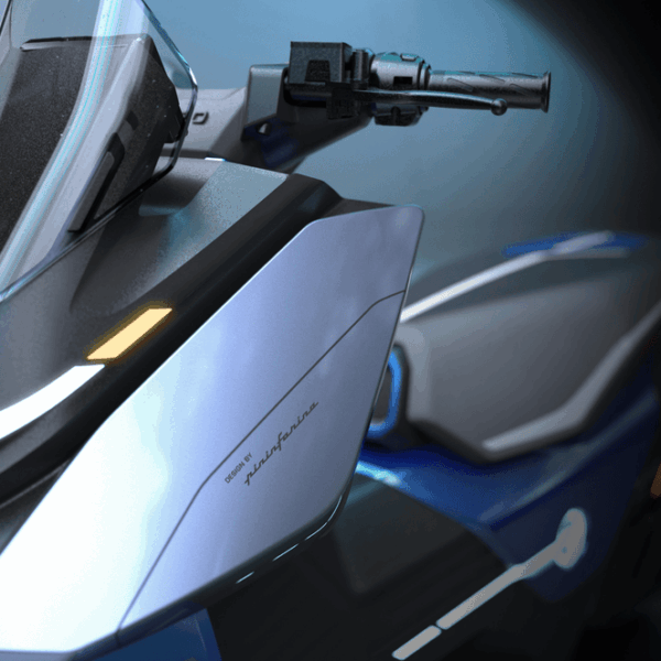 Maxi scooter Vmoto APD MAX Concept designed by Pininfarina